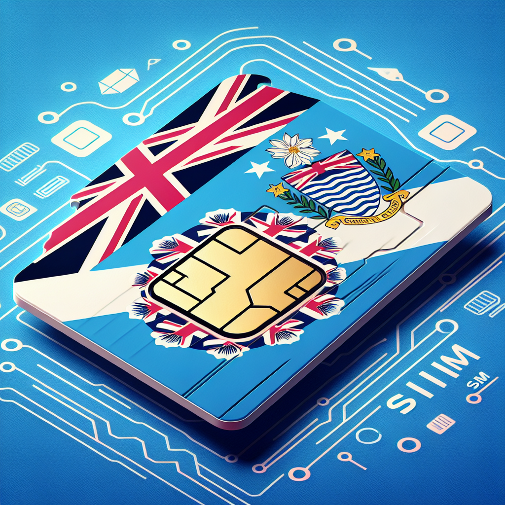 Generate an electronic SIM (eSIM) card with a design based on the national flag of the Cayman Islands. Ensure the card embodies the aesthetics of the flag, incorporating its distinct colors and elements, but avoid including any text. The card should reflect the essence of the Cayman Islands flag to signify its association with the country. It's imperative not to include any text within the image so the flag's design is the prime focus.